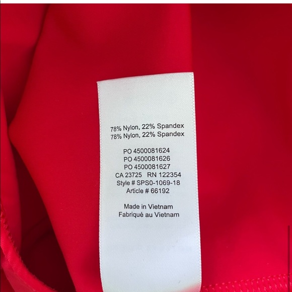 Aritzia Babaton Red Bodysuit - Picture 5 of 5